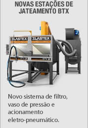 Novas esta&ccedil;&otilde;es de jateamento BTX